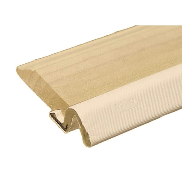 Colonial Pattern Door Stop Set, with (Tan) Q-Lon Weatherstrip Top and Sides